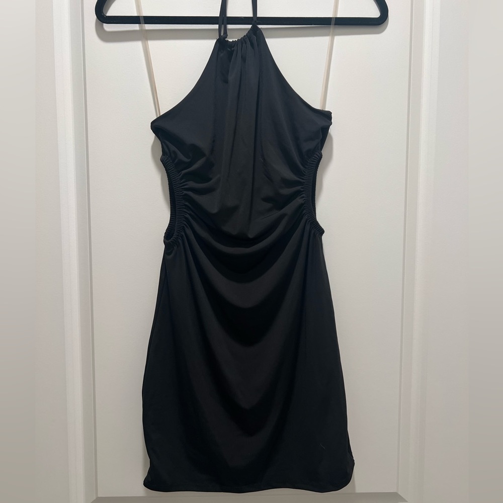 Black short dress